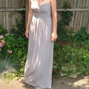 Gray David's Bridal formal dress